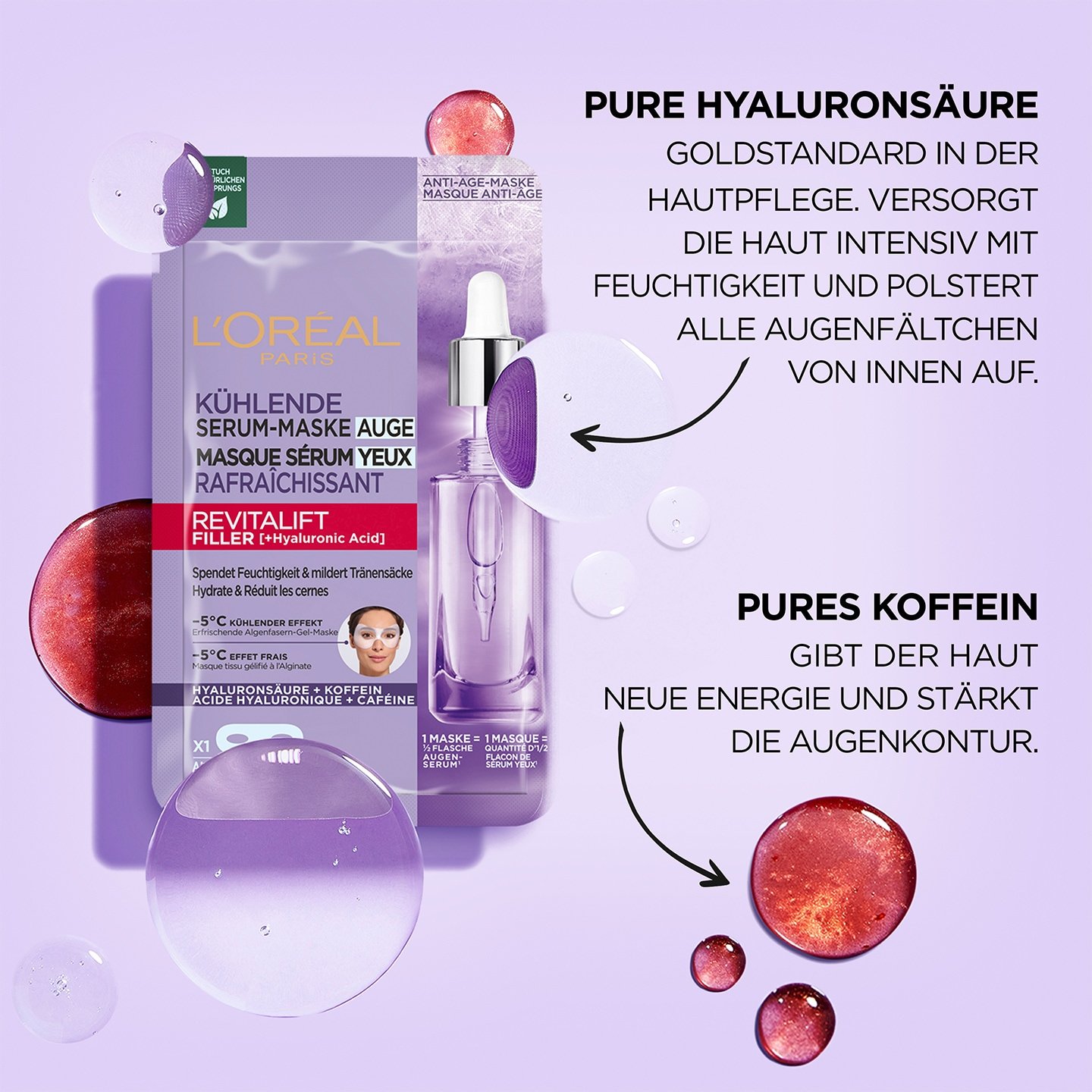 Revitalift Filler Serum-Maske Auge Inhaltsstoffe